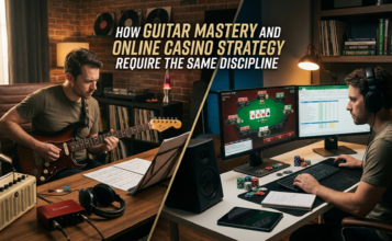 How Guitar Mastery and Online Casino Strategy at Spinsofglory Require the Same Discipline
