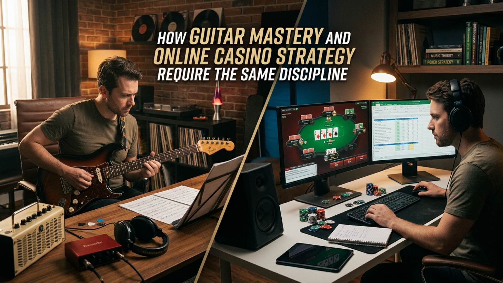 How Guitar Mastery and Online Casino Strategy at Spinsofglory Require the Same Discipline